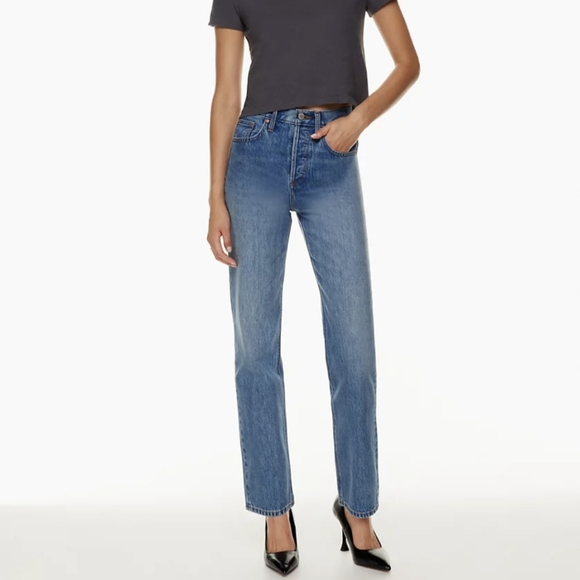 Aritzia Denim Forum The Joni high rise loose jeans - Picture 1 of 13